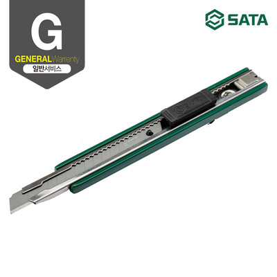 사타 SATA 9mm 아연 합금 유틸리티 컷터칼 93424A